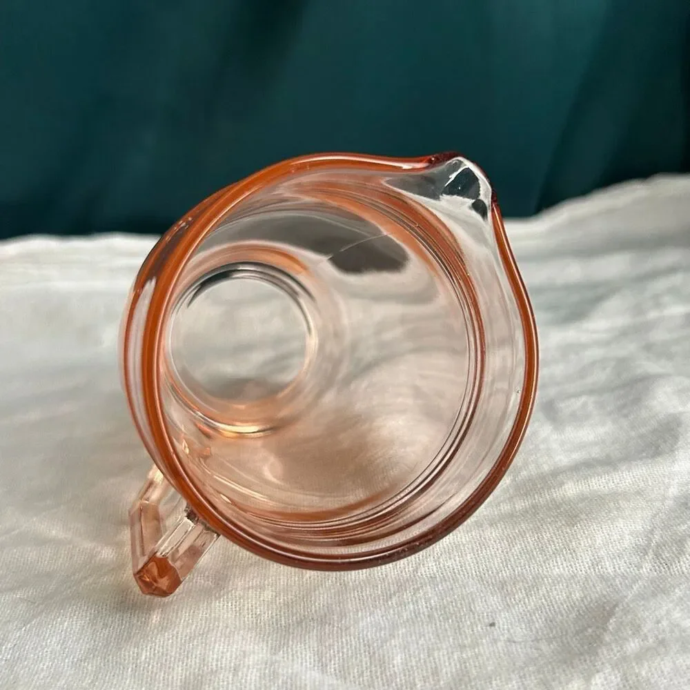 Vintage Fostoria Priscilla Pink Glass Creamer